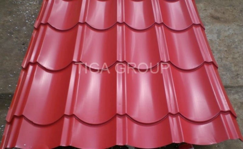 Ibr Metal Wave Galvanized Steel Sheet / Glazed Roof Tiles