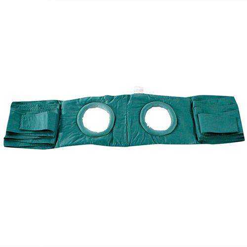 Adds the cotton and kapok knee joint to tie a belt approximately