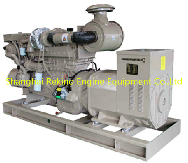 Cummins 400KW 500KVA 60HZ marine generator genset set (CCFJ400JW / KTA19-DM）
