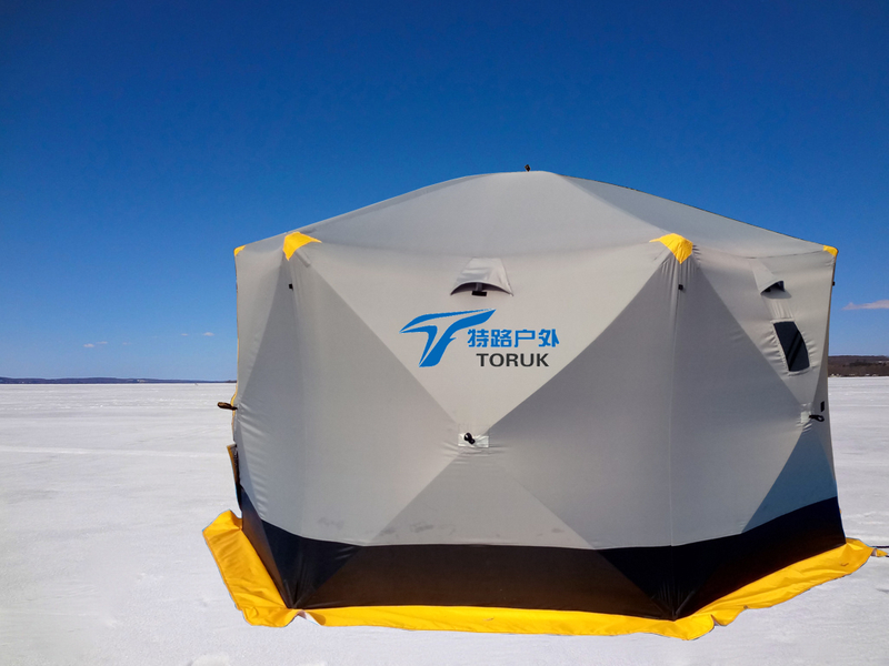 6 walls Ice fishing tent for 810 Persons Pop Up Portable Ice fishing