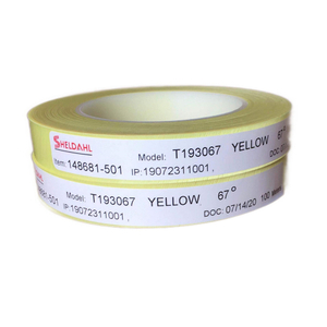 Uncoated splicing tape joint for abrasive belt yellow color 
