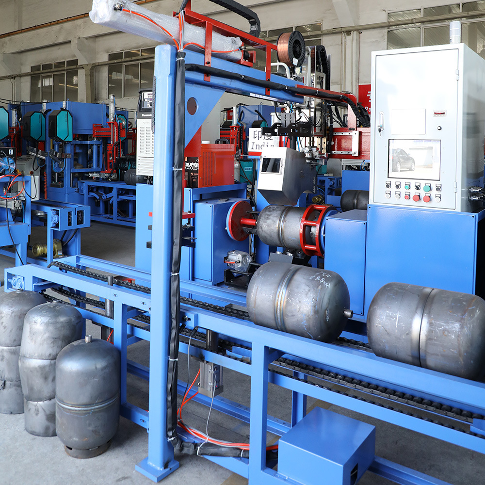 LPG Cylinder Circumferential Seam Welding Apparatus