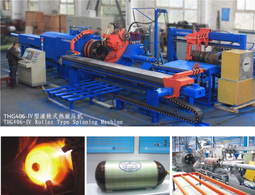 Oxygen Cylinder Manufacture Hot Spinning Machine