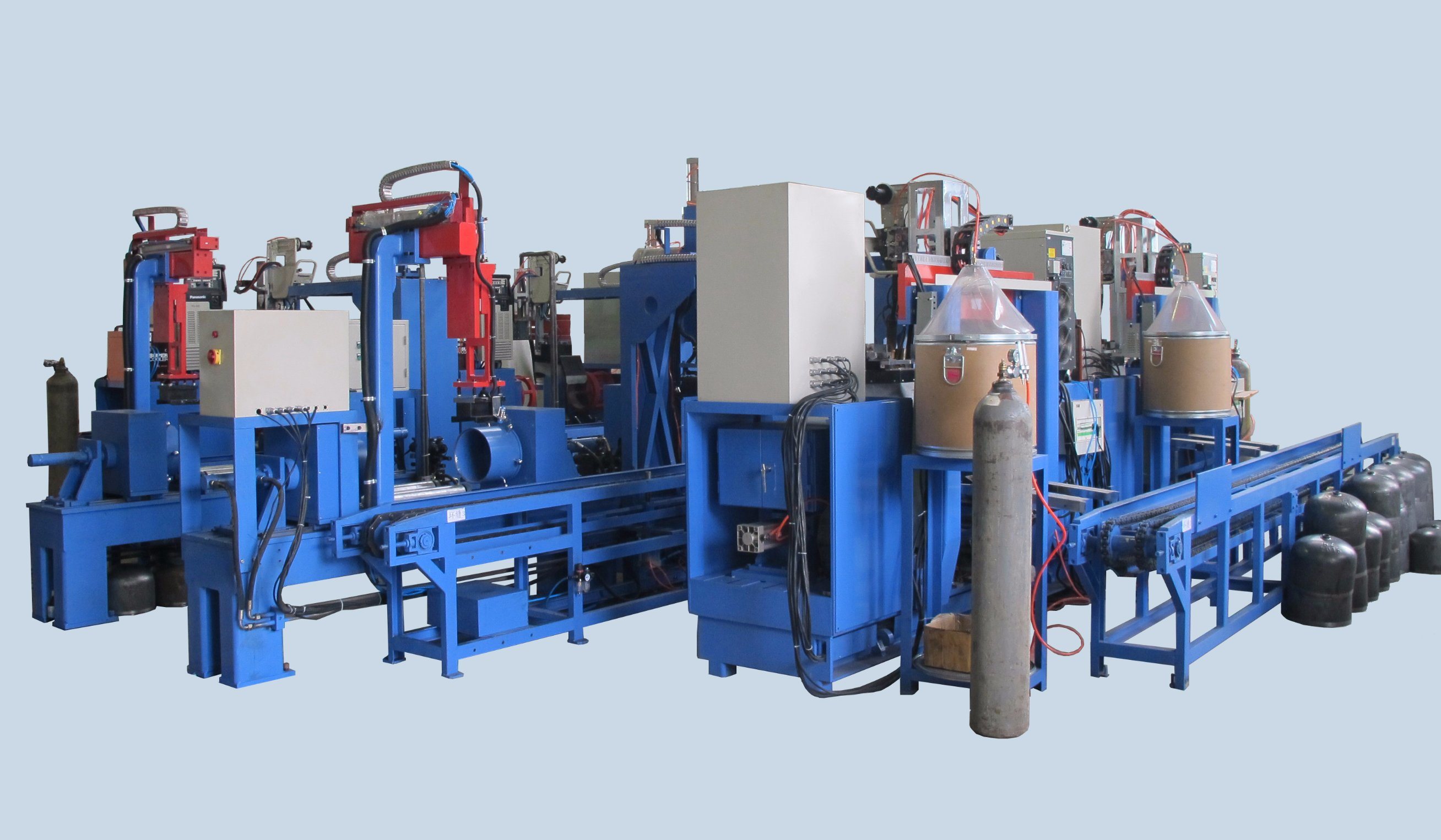 LPG Cylinder Double Head Automatic Mag Circumferential Welding