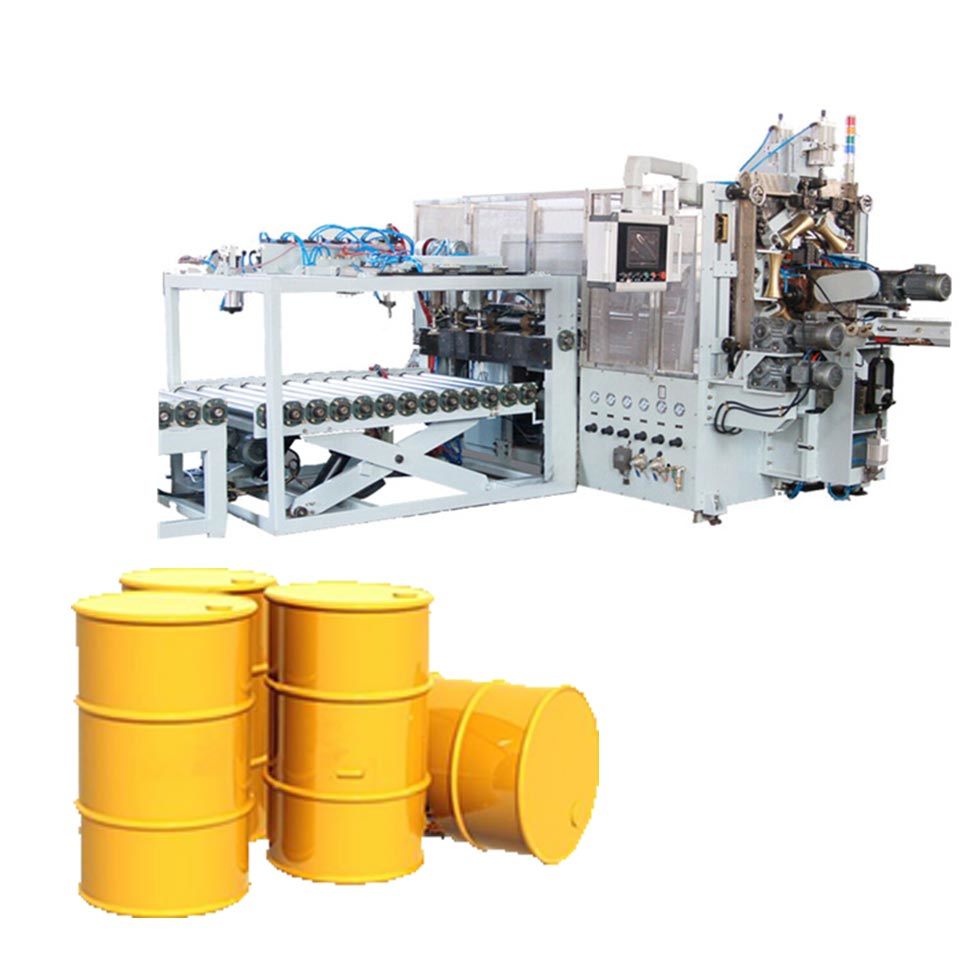 10PCS/Min Automatic Tight Head Steel Drum Production Line with High Speed