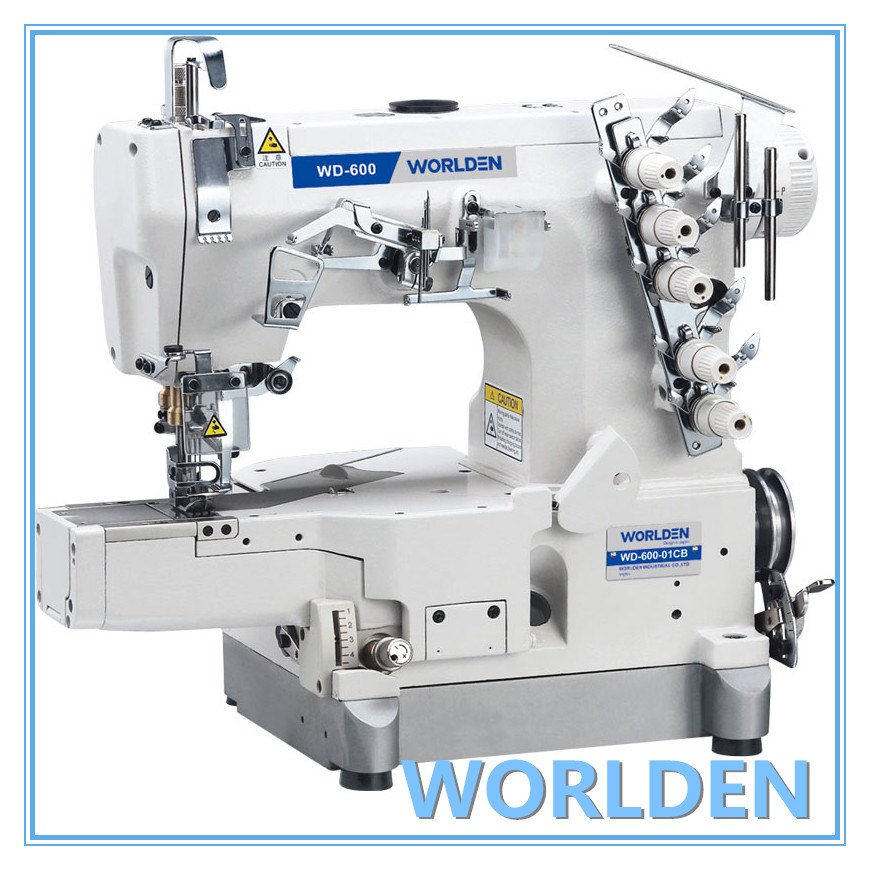 Wd-600-01CB High Speed Flat-Bed Interlock with Left Side Cutter