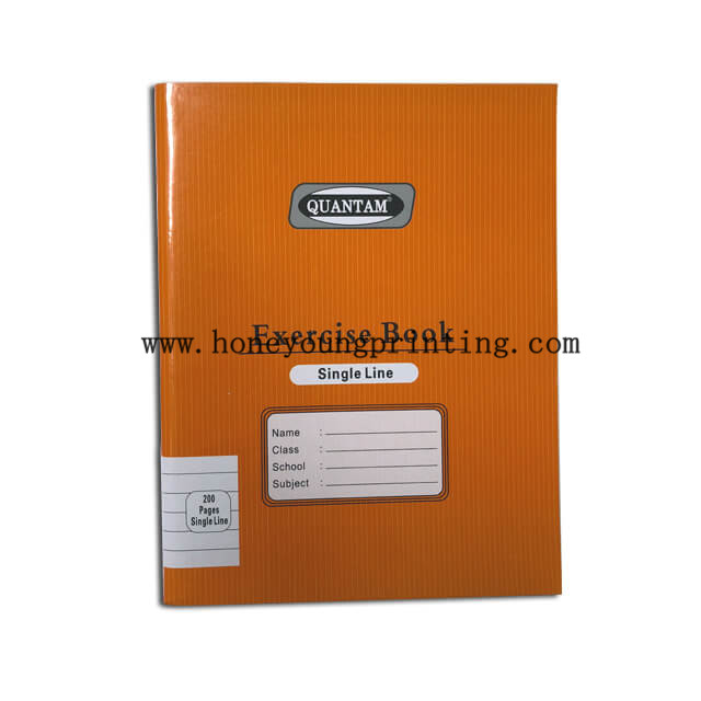 Cahier Scolaire 200 Pages Format 160x210mm Ligné 8mm Avec Rouge Marge 