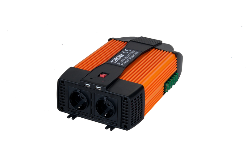 inversor modificado 1200W DC12V/24V AC220V/110 de la potencia de onda de seno