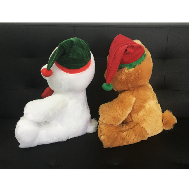 Christmas Giant Plush Toy Teddy Bear with Hat