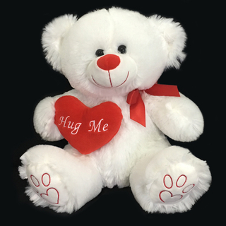 Huge Me Teddy Bears Holds Heart with Love Paw