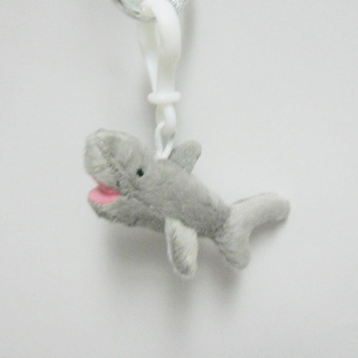 Custom Soft Plush Shark Toy Keychain