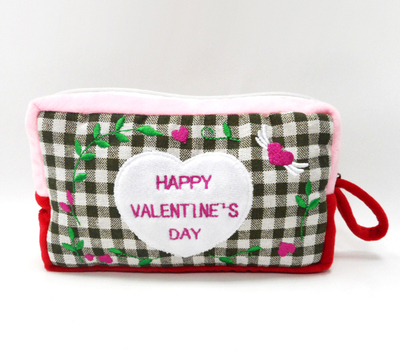 Wholesale Children's Favorite Plush Cartoon Valentine Pencil Bag