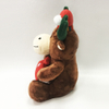 Merry Christmas Gift Brown Reindeer Plush Toys for Kids