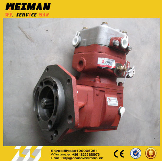 Sdlg Wheel Loader Spare Parts Shangchai Engine Parts Air Compressor C47ab-47ab001+C