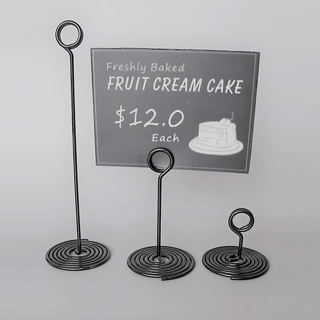 Economy Double Sprial Deli Barkery Sign Holder MSPL123 Buy Metal Sign