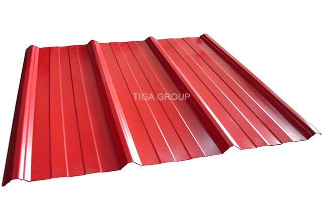 Corrugated Blue Grey Prepainted, Corrugated Metal Roofing Sheets