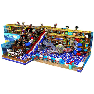 Пиратский корабль Themed Soft Indoor Playgrouund для детей