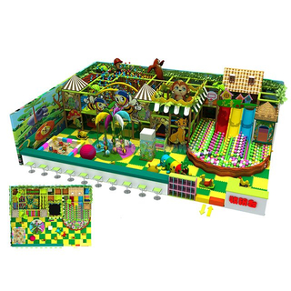 Jungle Theme Kids Крытый парк развлечений Игровое оборудование