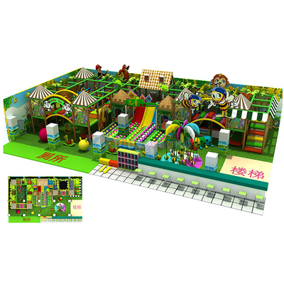 Jungle Series Entertainment Мягкая детская игровая площадка с шариковой подставкой
