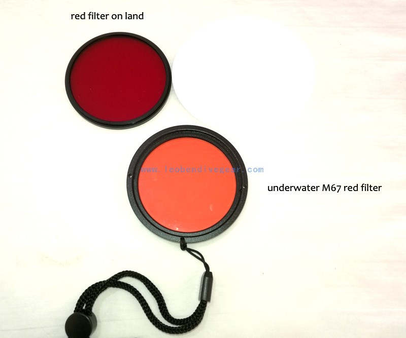 Underwater M67 Red Filter 
