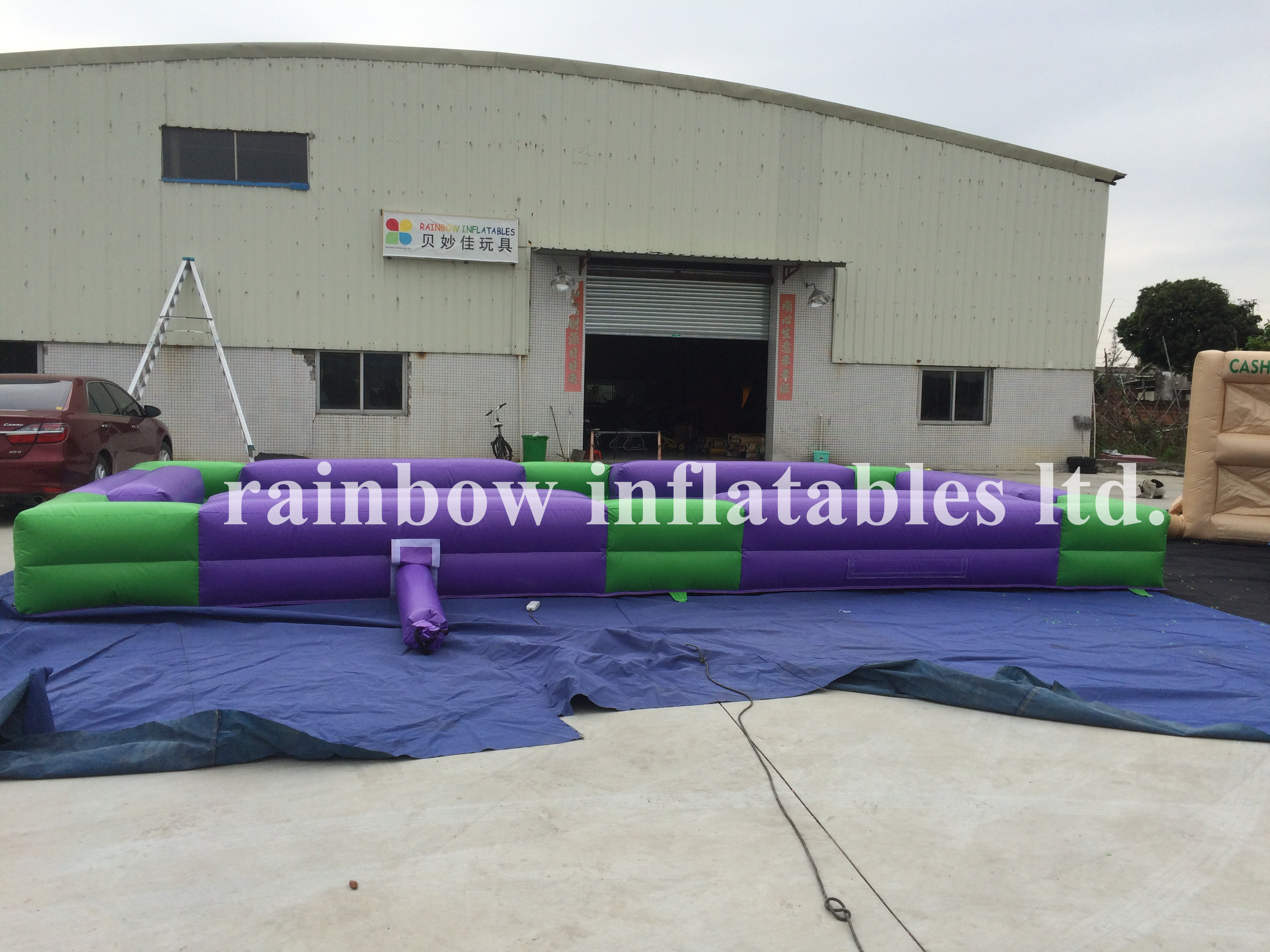 RB10005(8x4x0.6m) Inflatable high quality snooker Ball Football Field Football Table Games
