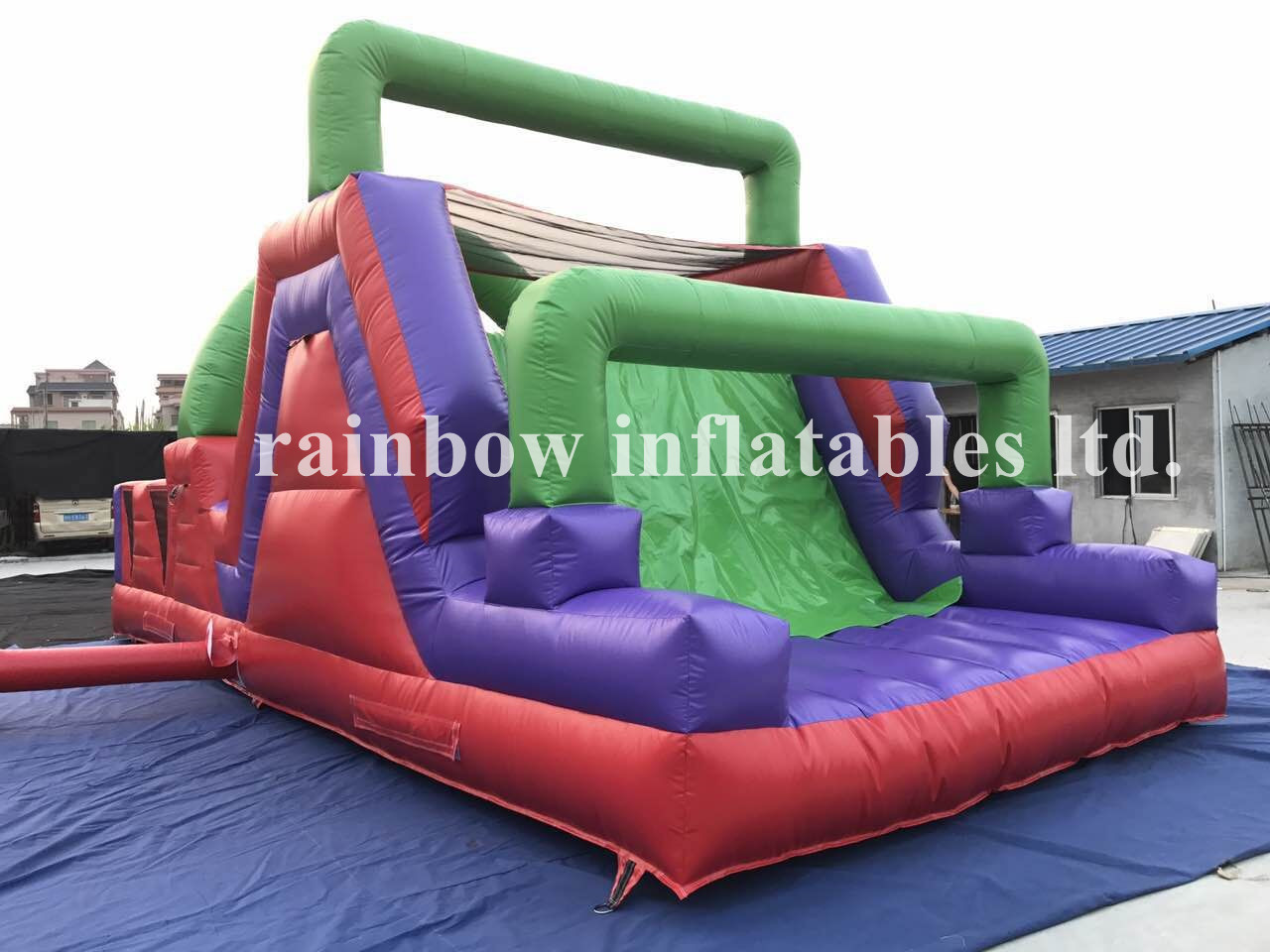 RB5042（8x4m） Inflatable Commercial Obstacle Course/ Cheap Inflatable Obstacle Course