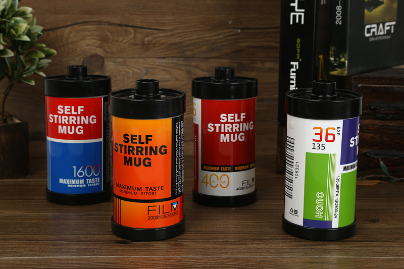 creative Film Cartridge Self Stirring Coffee Mug