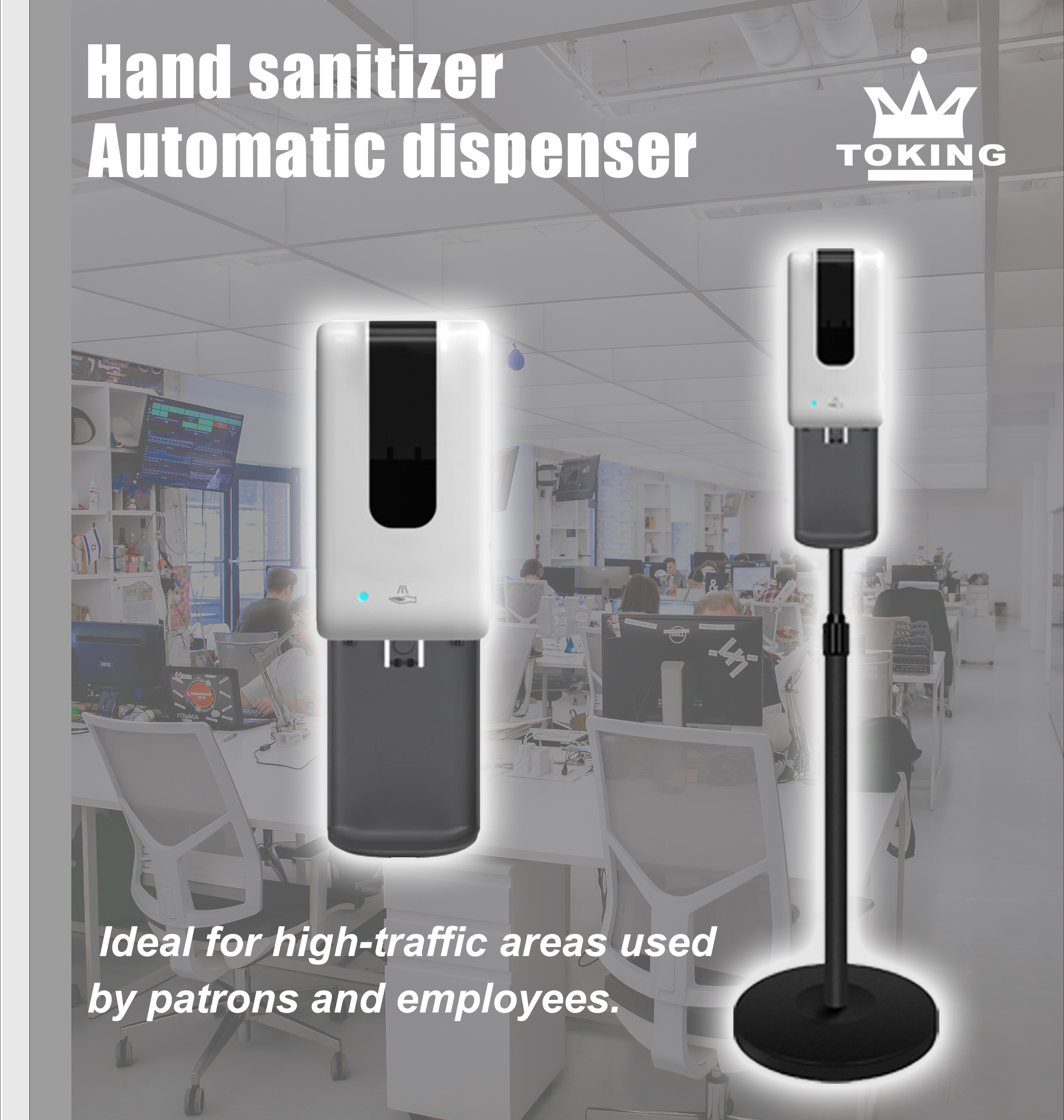Máquina automática del jabón de la inducción del dispensador del dispensador de desinfectante automático