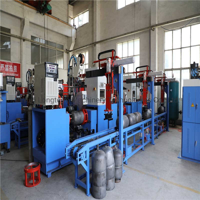 Precision LPG Gas Cylinder MIG Girth Welding Machine, Steel Gas Cylinder Circumferential Seam Welding Machine#