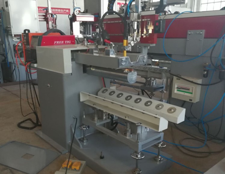 Electric Water Heater Enamel Water Tank Welding Machine