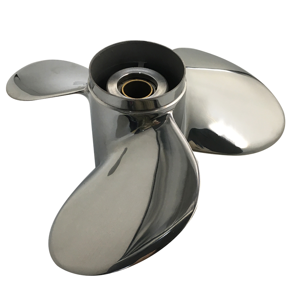 Hélice de acero inoxidable 11 x 12 para fueraborda Mercury Mariner 48-855856A46
