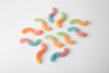 Sour worm gummy 
