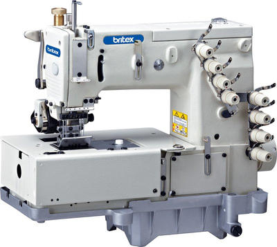 Br-1508p Flat Bed Double Chain Stitch Machine with Horizontal Looper Movement Mechanism