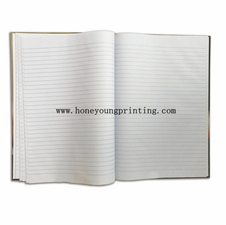 A4 Cahier Carnet Couverture Rigide 192/288 Pages Reliure Couse Wide Rule 8mm 