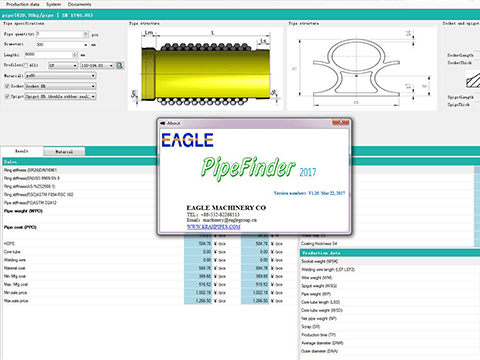 Nuevo software para la producción de tubos de perfiles HDPE / PP