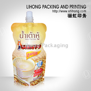 Standing Pouch With Spout for Instant Beverage