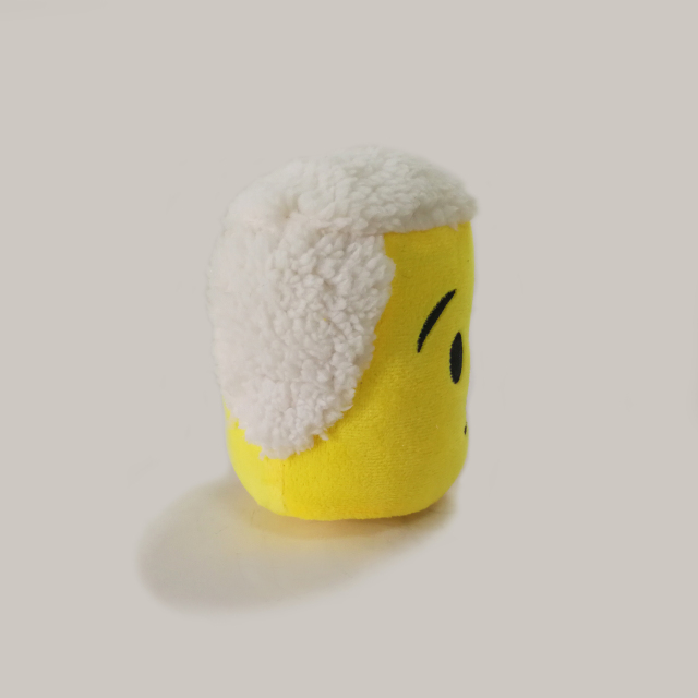 Creative Design Cute Yellow Cup Shape Stuffed Plush Toy