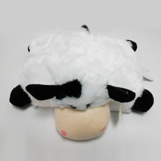 Cute Stuffed Plush Animal Baby Cow Pillow 