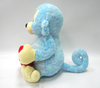 Wholesale Valentine Plush Blue Monkey Toy with Love Heart