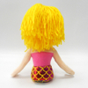 Fashion Yellow Hair Plush Mermaid Toy Doll For Girls