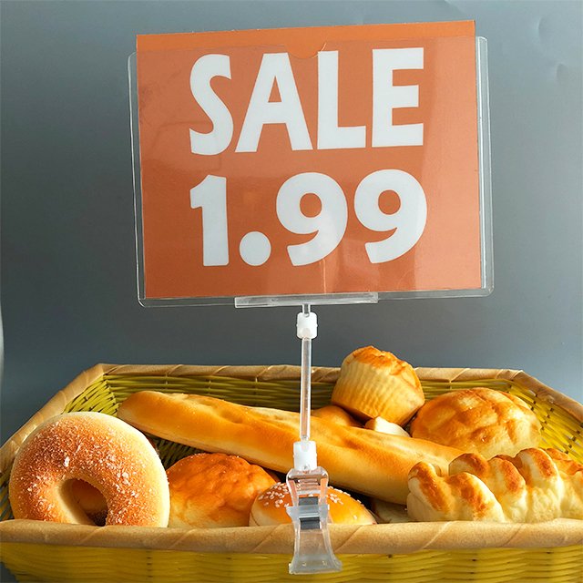 Tube Clip Sleeved Sign Holder POP Clip Card PS08 Buy tube clip