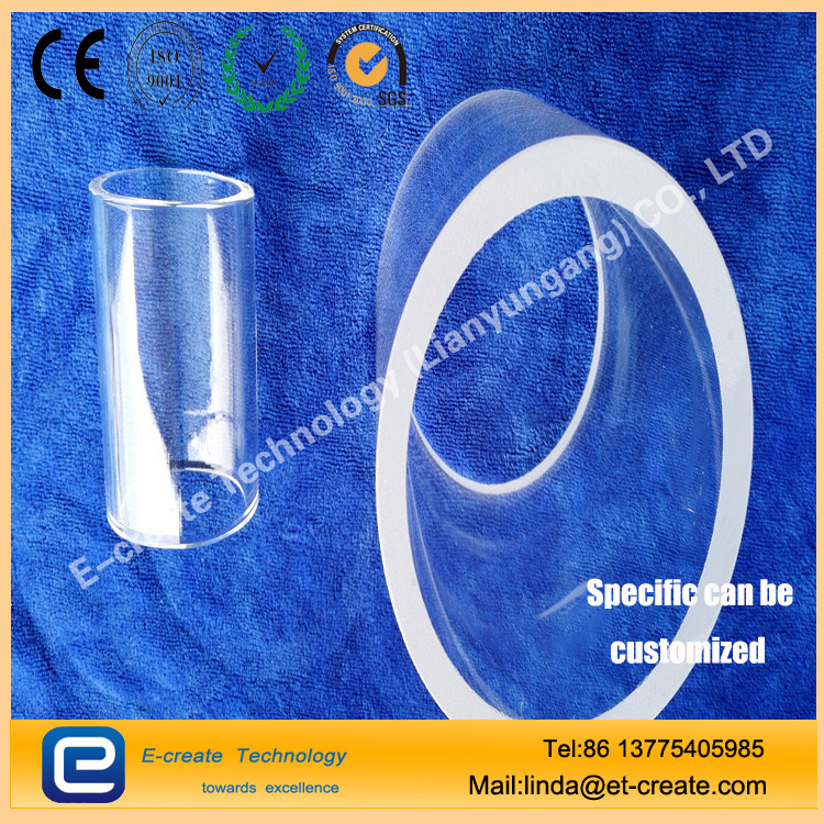 Quartz tube. Sterilization lamp outside the water casing, quartz water treatment casing
