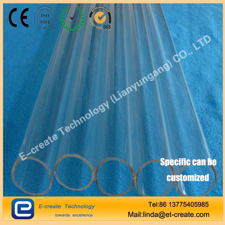 Transparent quartz glass tube, high ozone quartz tube, sterilization lamp quartz tube