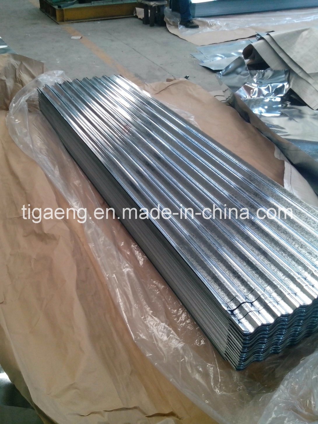 SGCC Spangle Galvanized Corrugated Metal Roofing Sheet Price Per Sheet
