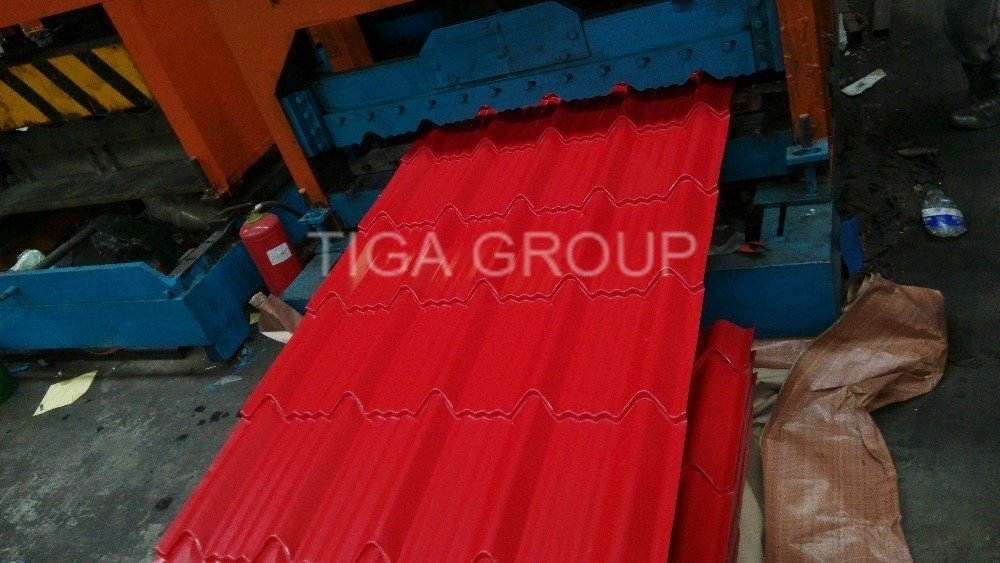Step Tile Building Materials/ PPGI/PPGL Steel Sheet Roofing Tile