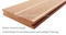 Suelos impermeables del Decking de madera compuesto ULTRAVIOLETA anti WPC