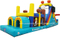 RB5022(12.2x3x4.82m) Inflatable Obstacle Course/ Inflatable Basketball Theme Obstacle with Slide