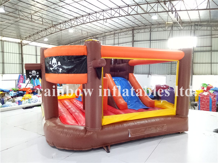 RB3015(4x3.4x2.2m) Inflatables Pirate Theme Bouncer With Slide For Theme Park