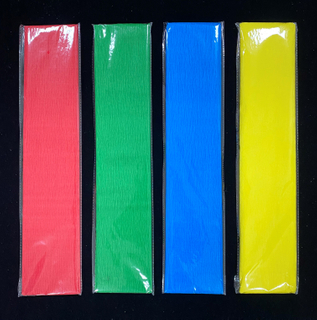 60 GSM Solid colored crepe paper 150% stretch