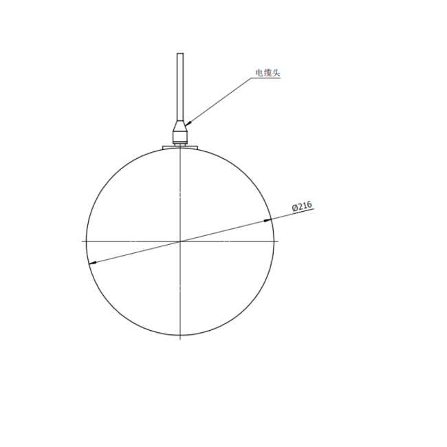 200Hz600Hz Laefrekwensie-transduktor Onderwater akoestiese transducer